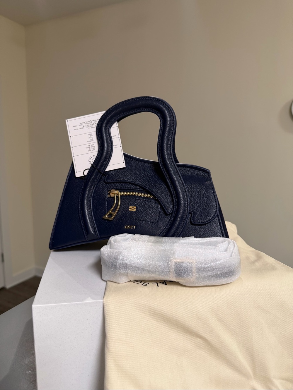 MSCHF GSCT "JFK" Navy Blue Unreleased Handbag/Crossbody
